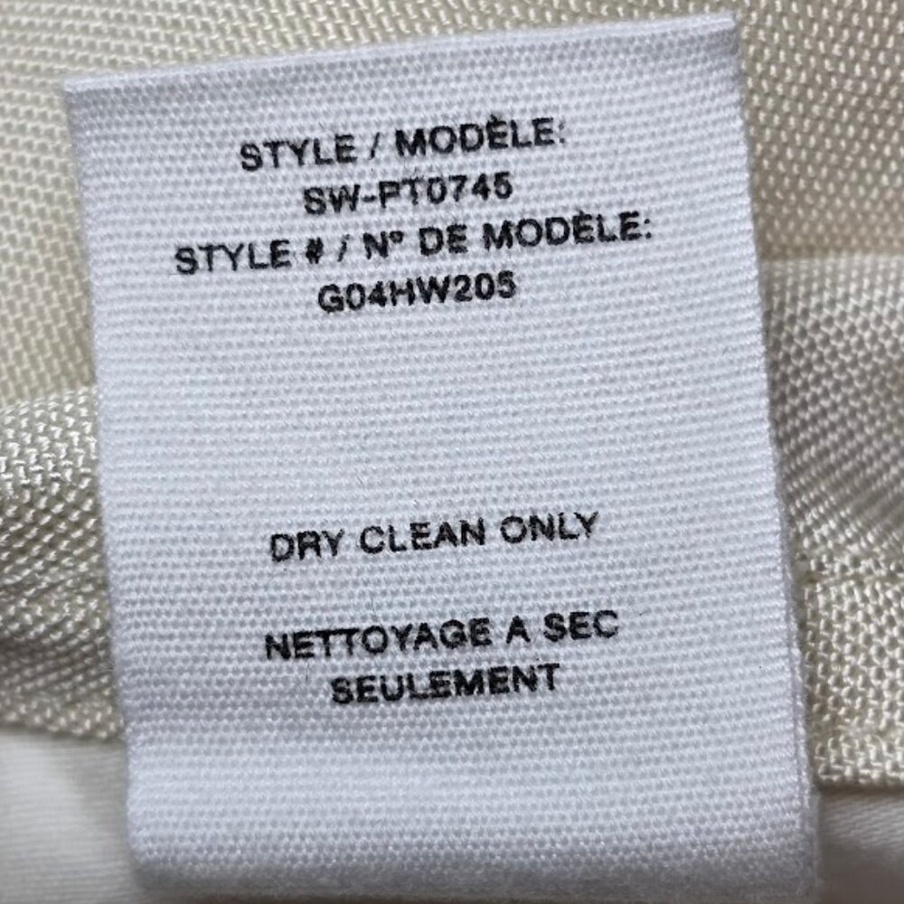 NWT Helmut Lang Duppioni Cargo Silk Bermuda Short in Ivory 6 - Picture 16 of 16